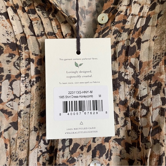 Spell Women’s 1985 Shirt Dress in Honeycomb - Medium - Picture 13 of 16